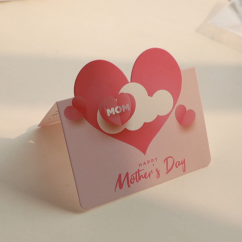 Wholesale of 10pcs/pack Mother's Day, Father's Day, Teacher's Day Creative Paper Greeting Cards